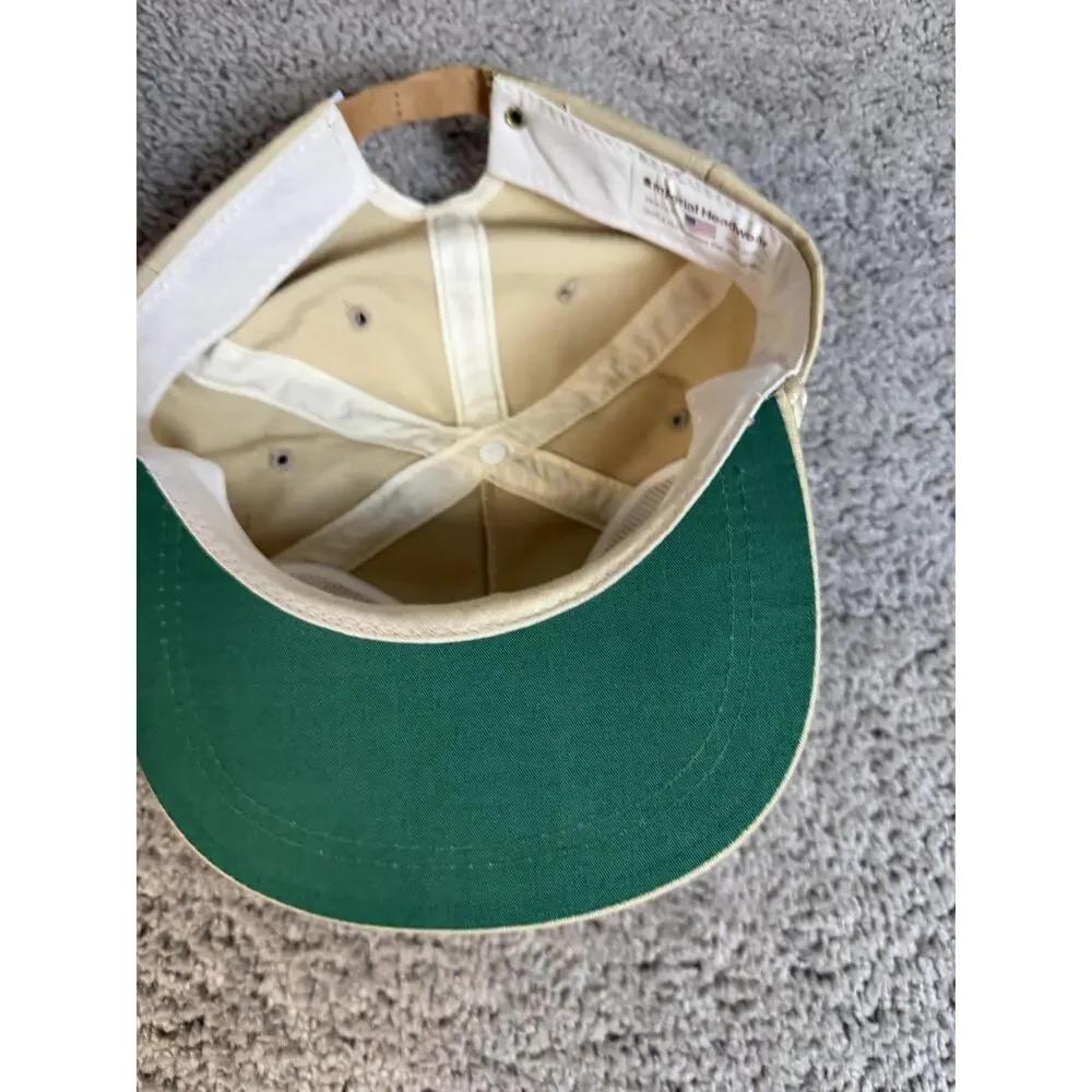 VTG Wyoming Centennial Hat Cap Strap Back Mens One Size Beige Imperial Headwear